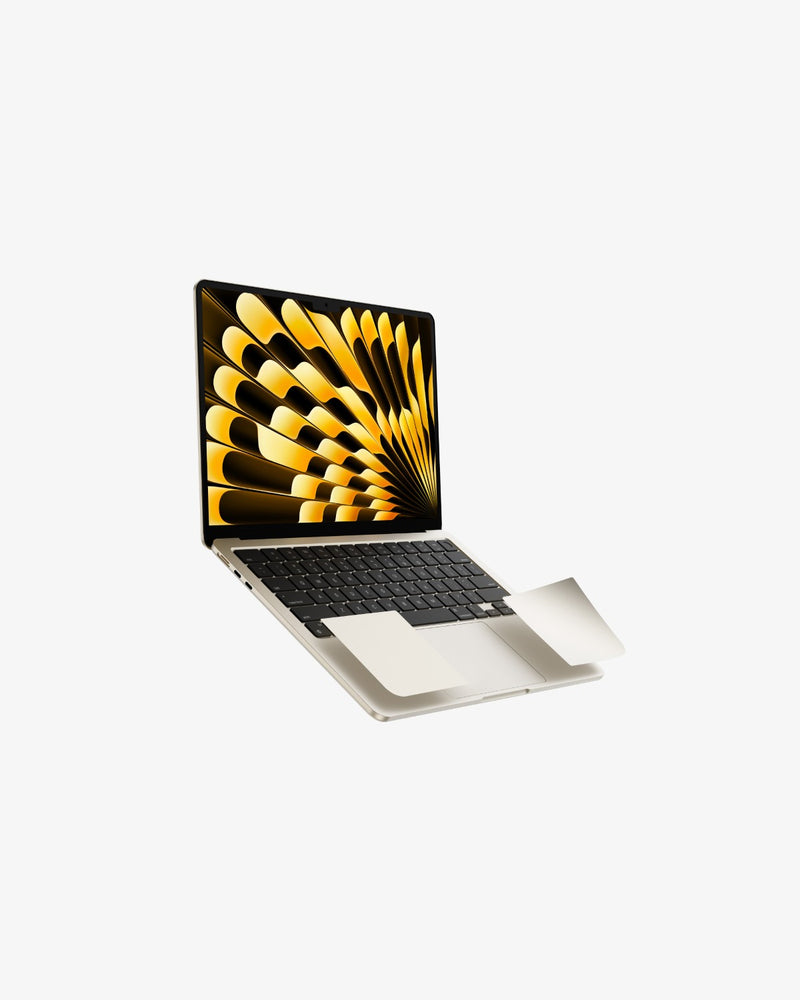 Starlight MacBook Air 13 with GhostShield palm rest protector